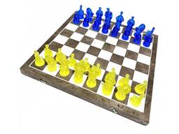 Шахи Українські козаки 40 х 40 см