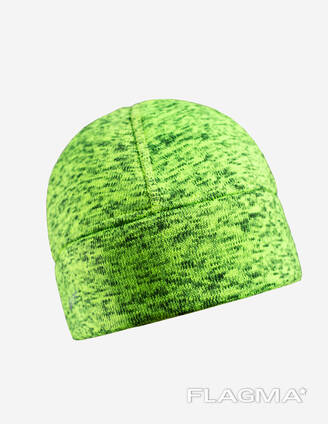 Шапка флісова салатова