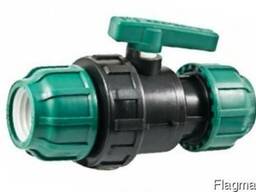 Шаровые краны ПНД для водоснабдения. Фитинги Unidelta.