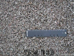 Щебень гранитный 5*10 мм.