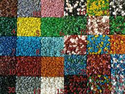 Щебень кольоровий, декоративний щебень, 5 кг