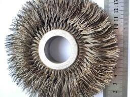 Щетка дисковая 135х32х25, рифленая стальная проволока.