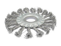 Щетка дисковая Mastertool из плетеной проволоки Ø 115х22.2 мм 19-9011