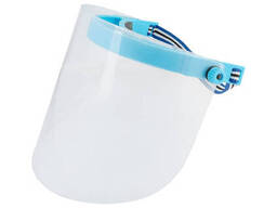 Щиток захисний Mastertool з прозорим екраном PVC 355х205х1 мм 81-0028