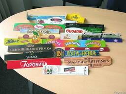 Шелфтокери, воблери, стоппери, цінники Акція, бренд стрічки, таблички, наліпки
