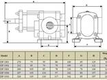Шестеренчатый насос для масла EMSE EDP 1010, 1 1/2 дюйма 10 м3/ч, без двигателя - фото 3
