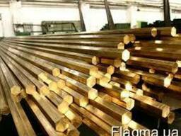 Шестигранник латунный	ЛС59 S 50 купить цена