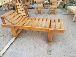 Шезлонг деревянный