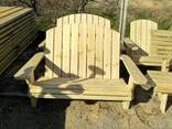 Шезлонг деревянный - фото 3