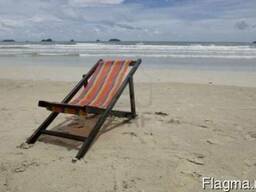 Шезлонг пляжный