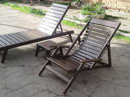 Шезлонги, лежаки, садовые кресла, кентукийские стелья, столы