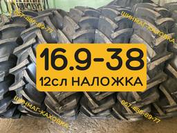 Шини 16.9-38 Petlas Посилена резина 12сл Високий шип Задні МТЗ 892 920