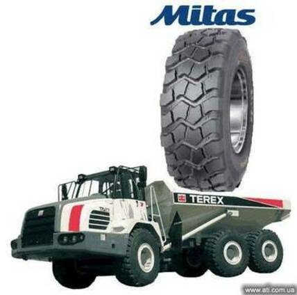 Шины 23.5R25 и 26.5R25 для сочлененного самосвала