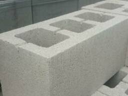 Шлакоблок будівельний щебневый 390х190х190мм