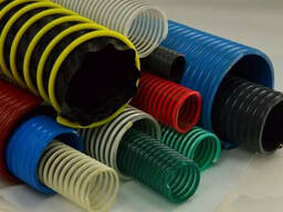 Шланг рукава гофровані труби ПВХ поліуретан напорно-всмоктувальний аспірація асенизаторскі