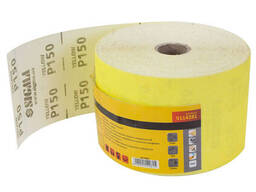 Шлифовальная бумага рулон 115мм×50м P150, Sigma 9114281