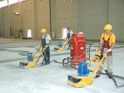 Шлифовка бетона, фрезеровка бетона