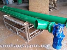 Шнековый питатель (шнек) для цемента. 159 мм, мотор-редуктор