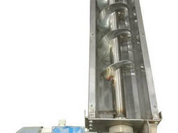 Шнековый погрузчик из нержавеющей стали в лотке Ø250мм