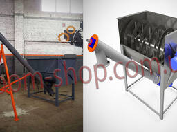 Шнековий змішувач, шнек, кормозмішувач, змішувач кормів, смешиватель, шнековый смеситель