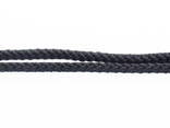 Шнурок шелковый Milan ювелирный на шею с серебряным замком, 70см, 4гр - фото 2
