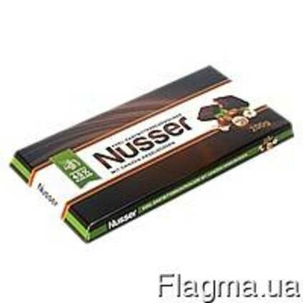 Шоколад Черный Nusser 200г с Лесным Орехом
