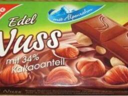 Шоколад Edel Nuss (с цельным лесным орехом) – 200 гр.