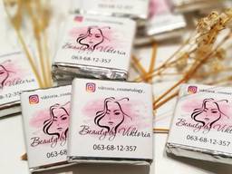 Шоколад с логотипом \ chocolate with logo