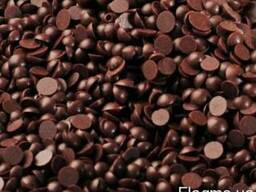 Шоколадные капли темные