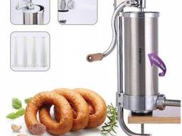 Шприц колбасный вертикальный стальной, 3 кг