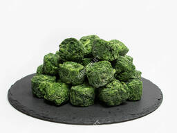 Шпинат заморожений, листовий, мелений або різаний