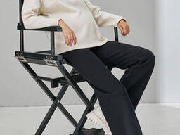 Штани-палаццо для вагітних Yula mama Heidi TR-34.071 М Чорний (22425)