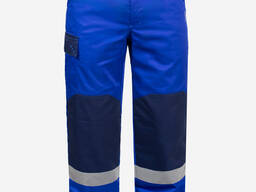 Штани робочі, колір волошка з темно-синім, арт.80993