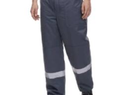 Штани утеплені сірі