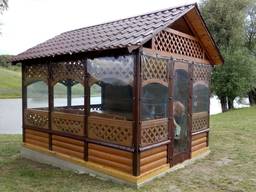 Шторы ПВХ для беседок и веранд