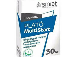 Штукатурка гипсовая машинная Siniat Plato MultiStart 30 кг белый