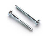 Шуруп по дереву с шестигранной головкой 6*140 DIN 571 ц - фото 1