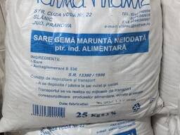 Сіль харчова 1-й помел в мішках 25 кг