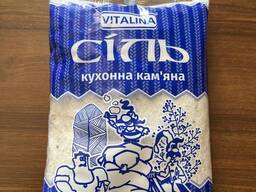 Сіль кухонна кам'яна 1 помол 1кг TM VITALINA