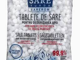 Сіль таблетована Sarerom 25 кг для систем очищення води