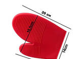 Силиконовая перчатка для кухни кухонная варежка прихватка для горячего рукавица. .. - фото 2