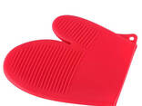 Силиконовая перчатка для кухни кухонная варежка прихватка для горячего рукавица. .. - фото 3