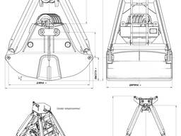 Силос для хранения цемента обьемом 140-400м3, грейфер обьемом 3.2м3 для крана портального