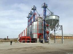 Силос (зернохранилище) с конусным днищем с проездом