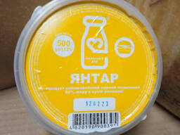 Сир плавлений Янтар 0,500 гр. ТМ "Молочний Дар"