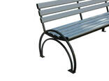Скамейка серая «Соната» - фото 1