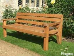 Скамейки из дерева