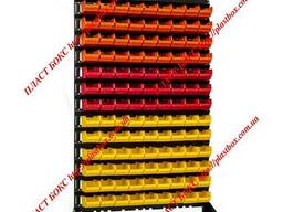 Складской стеллаж с ящиками