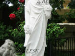 Статуя , скульптура    Скорботний ангел висота 105 см - фото 3