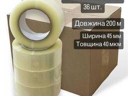 прозрачный упаковочный 45 мм 200 м 40 мкм